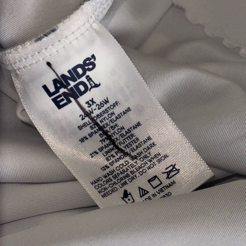 Lands' End Women's Plus Size Slender Suit Carmela One Piece Swimsuit Siz… - Picture 8 of 9